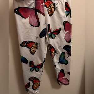 Girls butterfly leggings